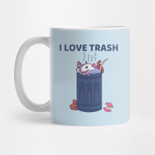 I Love Trash Panda Funny Cute Possum Mug